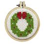 Merry Christmas Mini Matchbox Cross Stitch Kit, thumbnail 3 of 5
