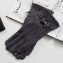 Cutesy Bow Tie Gloves With Hand Stitch Details, thumbnail 2 of 12