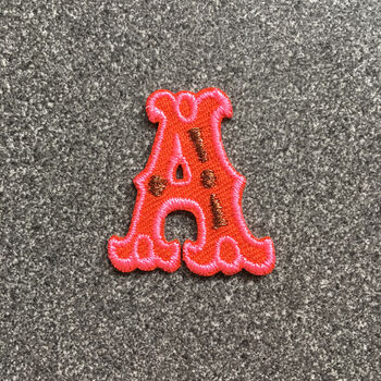 Letter A Alphabet Iron On Patch, 2 of 4