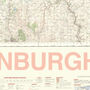 Personalised Edinburgh Map Print Edinburgh Gift, thumbnail 5 of 9