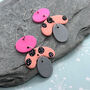 Petals Coloured Polymer Clay Earrings Collection Two, thumbnail 1 of 7