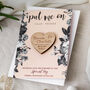 Elegant Blush Pink Save The Date Magnet, thumbnail 3 of 8