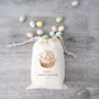 Easter Bunny Drawstring Bag With Name, thumbnail 4 of 4