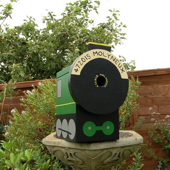 Personalised Steam Train Bird Box, 6 of 12