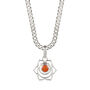 Men's Sacral Chakra Sterling Silver Necklace, thumbnail 2 of 6