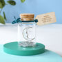 Moon And Back Crescent Moon Valentines Message Bottle Gift, thumbnail 2 of 3