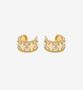 Kinmokusei Floral Beaded Hoop Earrings, thumbnail 1 of 5