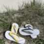 Natural White Rubber Flip Flops, thumbnail 10 of 10