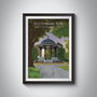 Southwark Park London Travel Poster Art Print, thumbnail 1 of 8