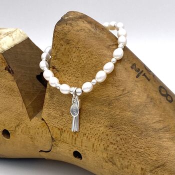 Little Lottie’s Silver And Pearl Bracelets, 8 of 12