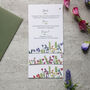 Wildflower Wedding Or Party Menu Cards, thumbnail 8 of 11