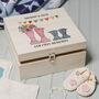 Personalised Mini Me Welly Boot Memory Box, thumbnail 2 of 9