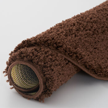 The Rugs Plain Brown Shaggy Rug, 12 of 12