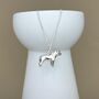 Personalised Staffordshire Bull Terrier Silver Necklace, thumbnail 4 of 6
