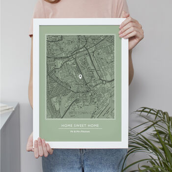 Personalised Custom Made UK Map Homeowner Print, 8 of 12