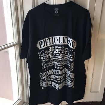 Poetic Licence T Shirt, 2 of 3