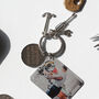 'Dad Can Fix It' Steel Photo Keyring Letterbox Gift, thumbnail 3 of 6