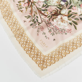 Pink Woodland Scene Long Scarf, 4 of 7