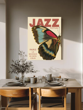 Jazz Festival Butterfly Art Print, 5 of 6