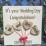 Personalised Wedding Balloon Card, thumbnail 2 of 2