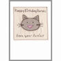 Personalised Cat Birthday Card For Her, thumbnail 9 of 12