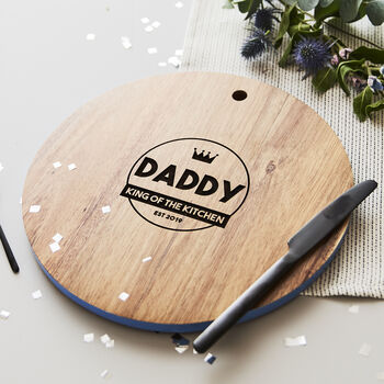 King Of The Kitchen Chopping Board For Him, 2 of 7