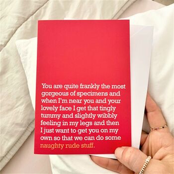 Naughty Rude Stuff : Cheeky Card For Partner, 2 of 3