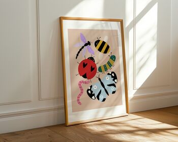 Colourful Bug Art Print, 3 of 8