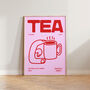 Tea Hand Drawn Illustration Kitchen Wall Art, thumbnail 9 of 9