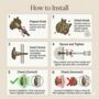 Vintage Brass Ladybug Drawer Knob, thumbnail 7 of 9