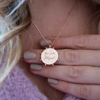 'You Are Magical' Coin Necklace, 5 of 8