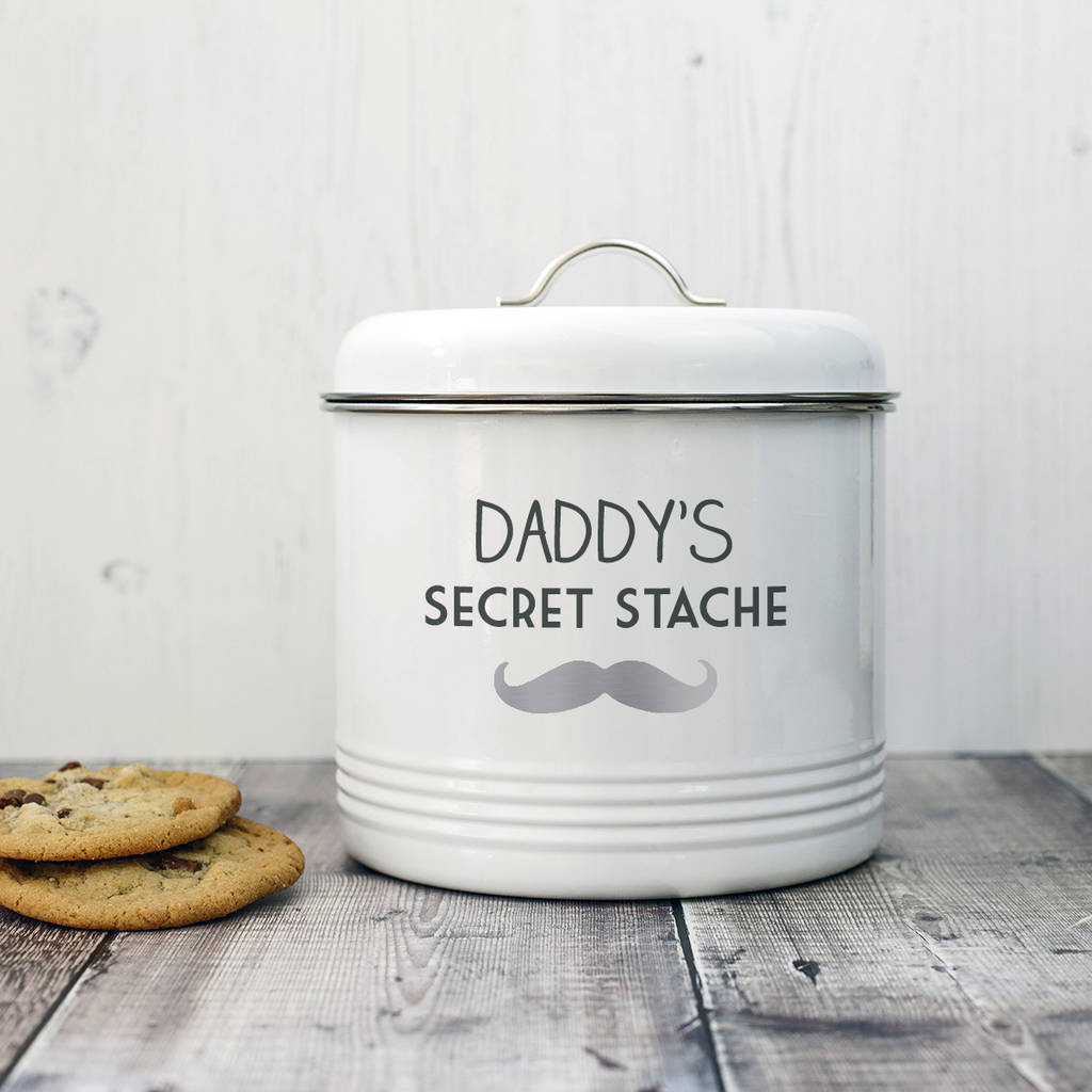 personalised biscuit stache tin by jonny s sister personalised biscuit stache tin by jonny s sister