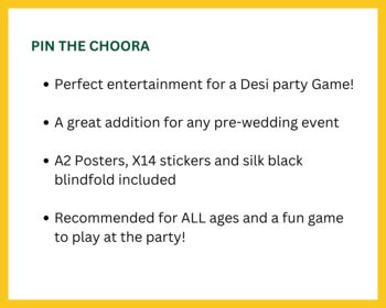 Pin The Choora Asian Event Game, 4 of 8