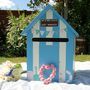 Beach Hut Wooden Wedding Post Box, thumbnail 3 of 12
