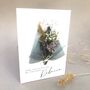 Get Well Soon Personalised Dried Flower Bouquet Card, thumbnail 8 of 10