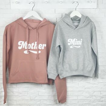 Mother And Mini Matching Hoodie Set, 4 of 4