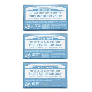 Dr Bronner's Baby Mild Soap Bar 140g, 2 of 2