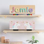 Personalised Unicorns Wooden Name Puzzle, thumbnail 1 of 6