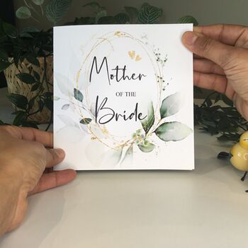 Personalised Handmade Wedding Greetings Card, 5 of 6