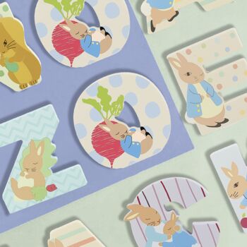 Peter Rabbit Handpainted Wooden Letters, 3 of 8