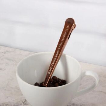 Mother’s Day Engraved Coffee Scoop And Bag Clip, 10 of 11
