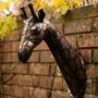 Giraffe Head Recycled Metal Garden Sculpture, thumbnail 2 of 2