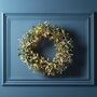 Pre Lit Mistletoe Artificial Christmas Wreath, thumbnail 1 of 2