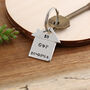 Housewarming Gift New Home House Shaped Keyring, thumbnail 2 of 8