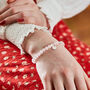 Pink Self Nurturing Rose Quartz Silver Bracelet, thumbnail 1 of 10