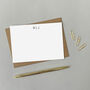Couples Monogram Stationery, Personalised Thank You Notes, thumbnail 3 of 7