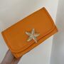 Orange Starfish Jewellery Wallet, thumbnail 1 of 3