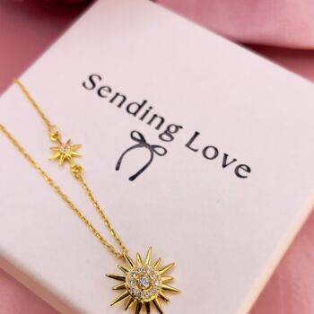 Sparkling Star Necklace Jewellery Gift For Her, 2 of 5