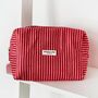 Towel Makeup Bag Mulberry Stripes, thumbnail 1 of 4