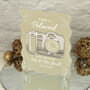 Wavy Edge Wedding Camera Photo Guest Book Sign, thumbnail 1 of 4
